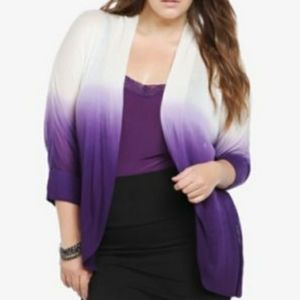 Ombre Purple Cardigan